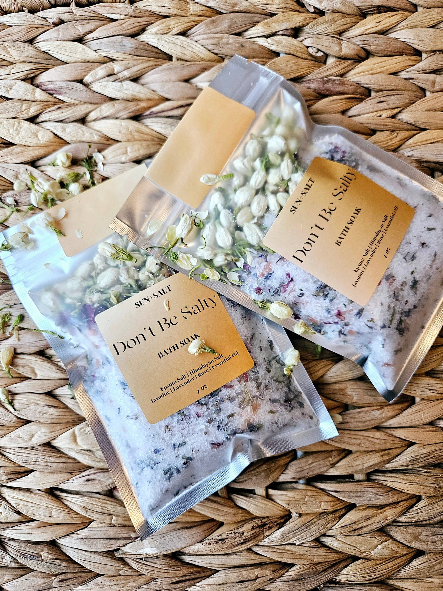 Don't Be Salty Bath Salt - Bath Soak - Single Use