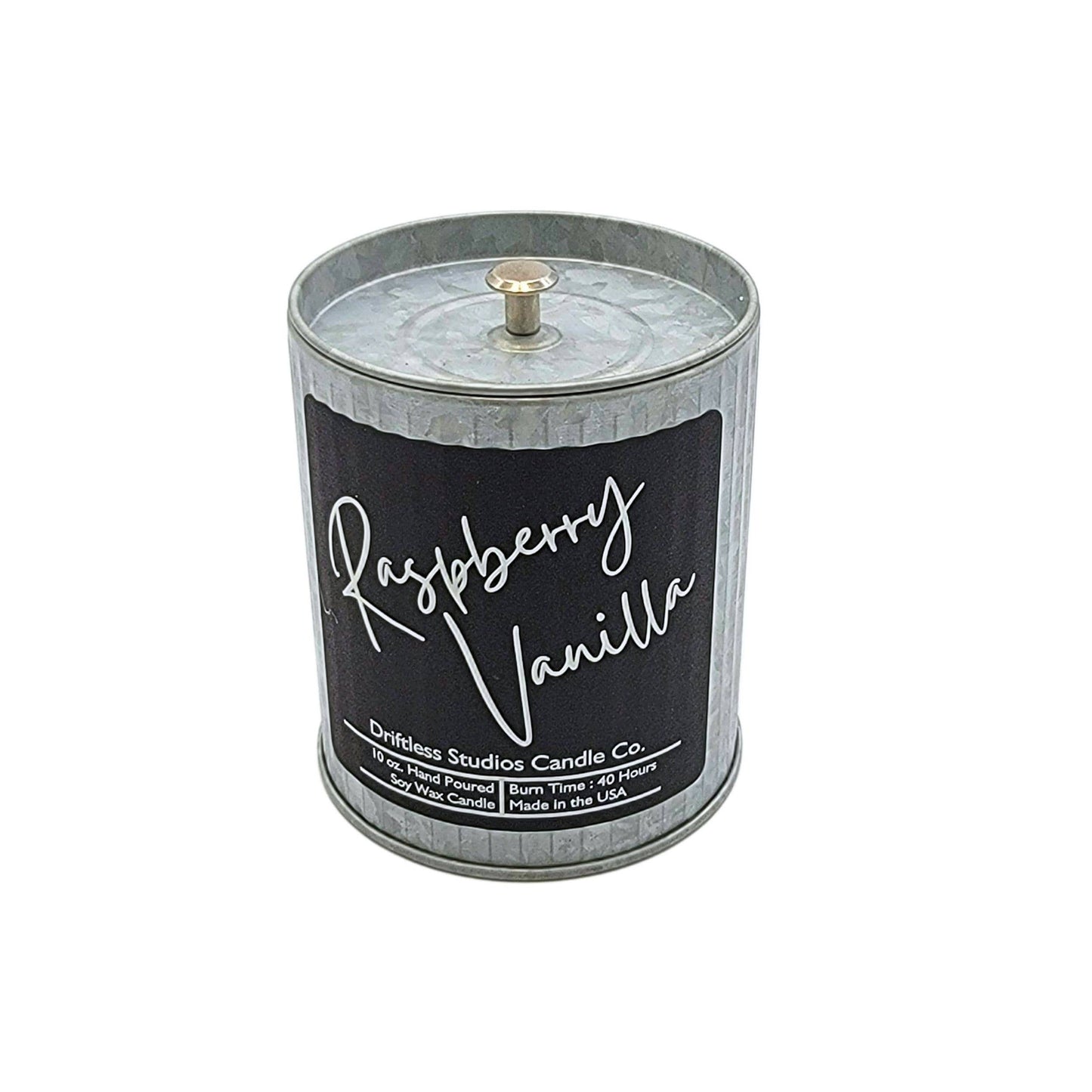 Raspberry Vanilla Soy Wax Candle Scented Farmhouse Candles