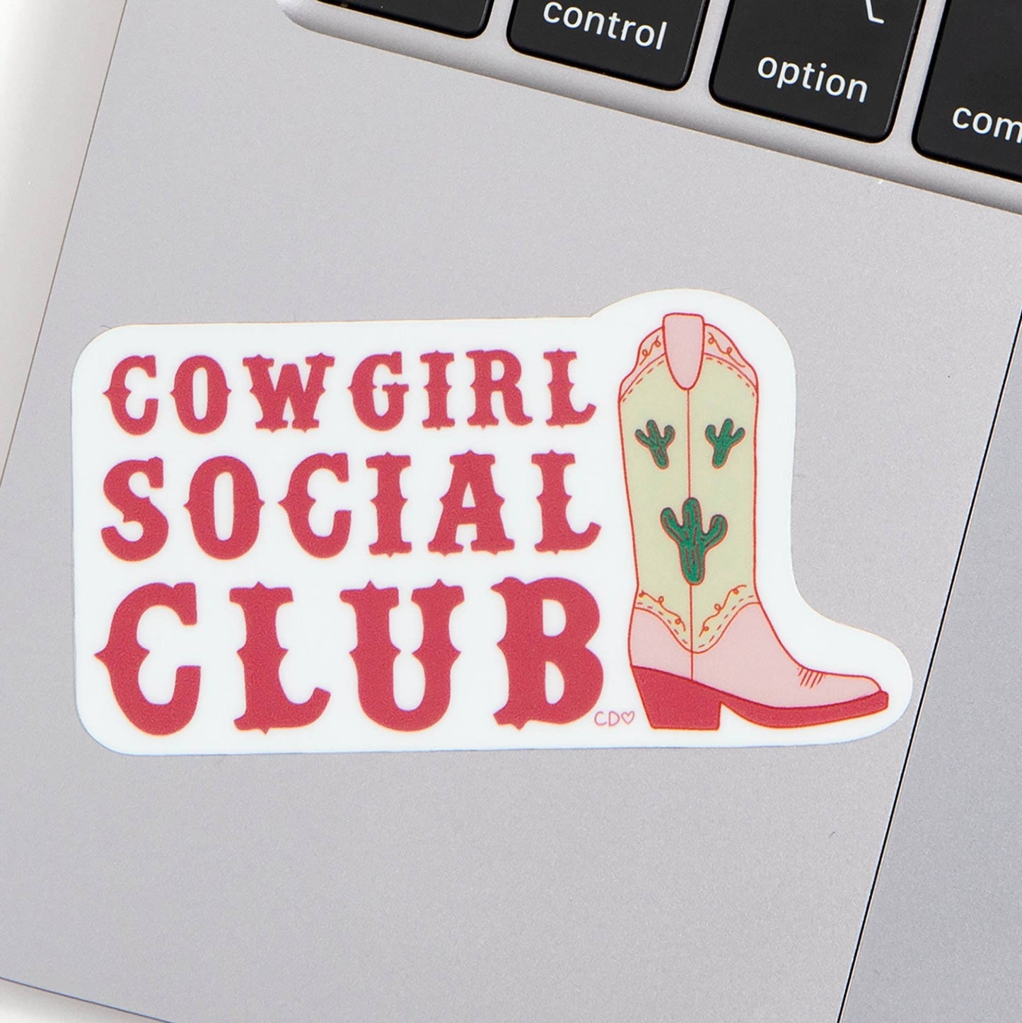 Cowgirl Social Club Decal Sticker
