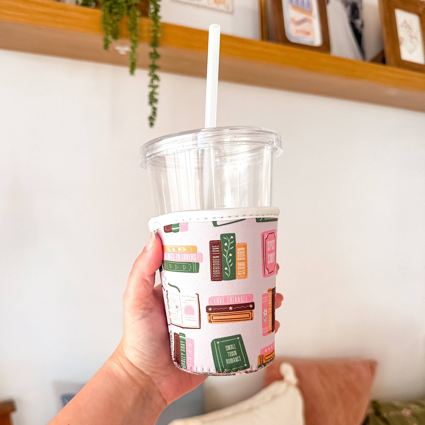 Smut Book Stacks | Iced Coffee Sleeve
