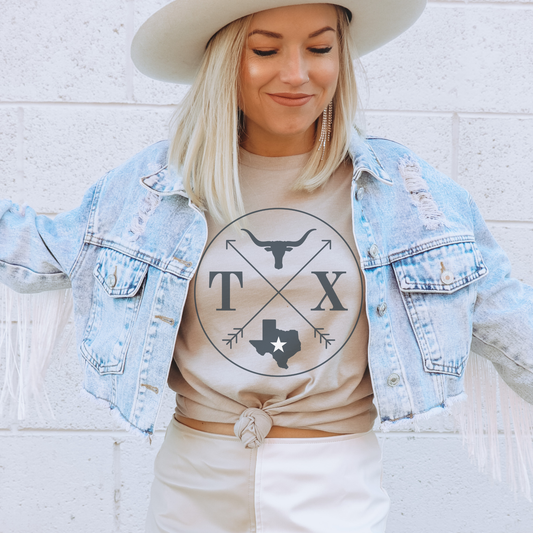 State of Texas Western Graphic T-Shirt