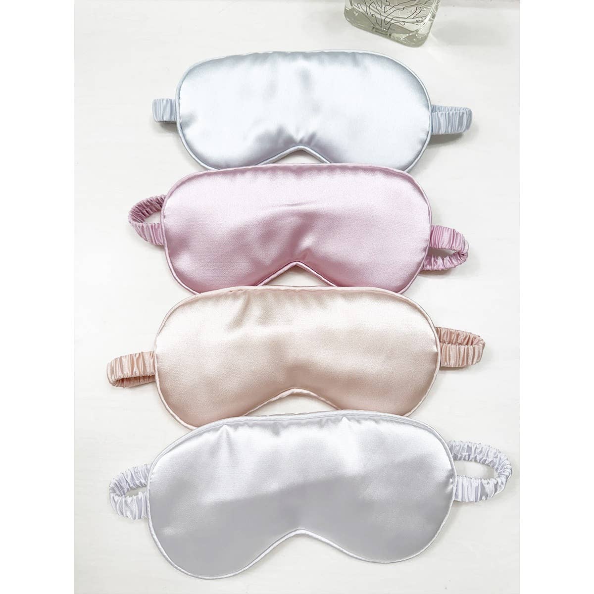 Solid Silk Satin Sleeping Mask Eye Mask