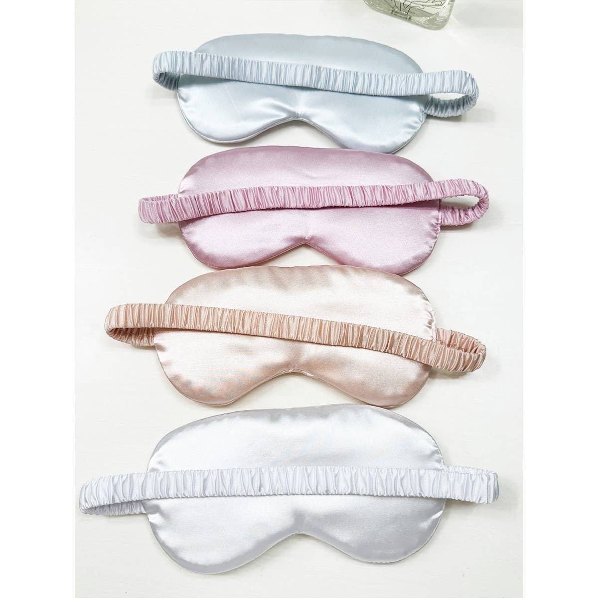 Solid Silk Satin Sleeping Mask Eye Mask