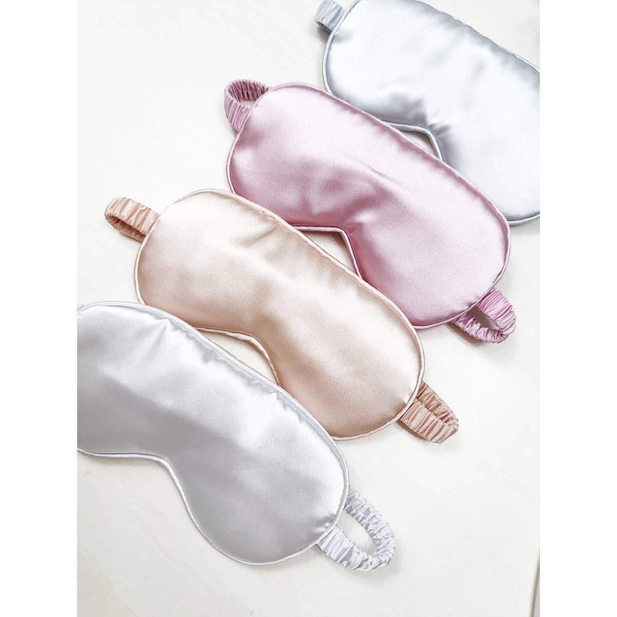 Solid Silk Satin Sleeping Mask Eye Mask