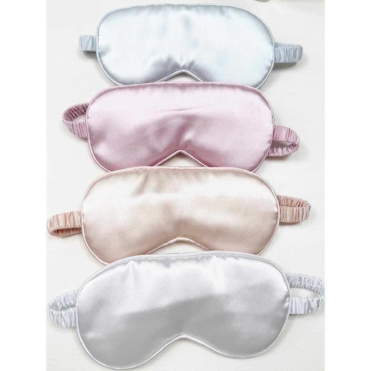 Solid Silk Satin Sleeping Mask Eye Mask