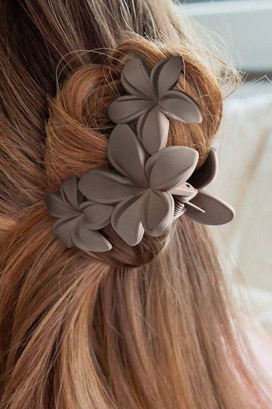 LDC 3D Flower Plastic Resin Hair Claw