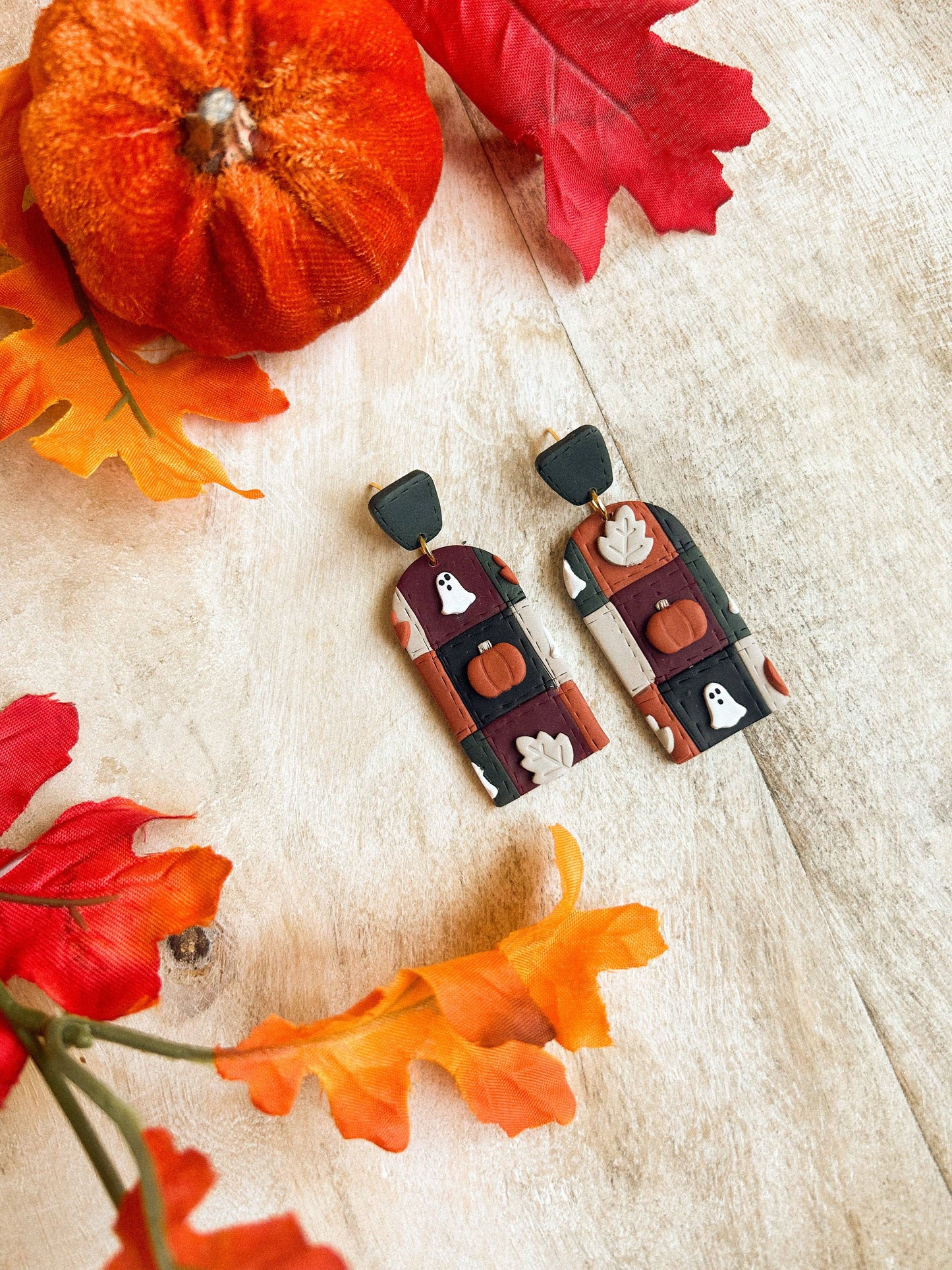 Falloween Quilt Dangles