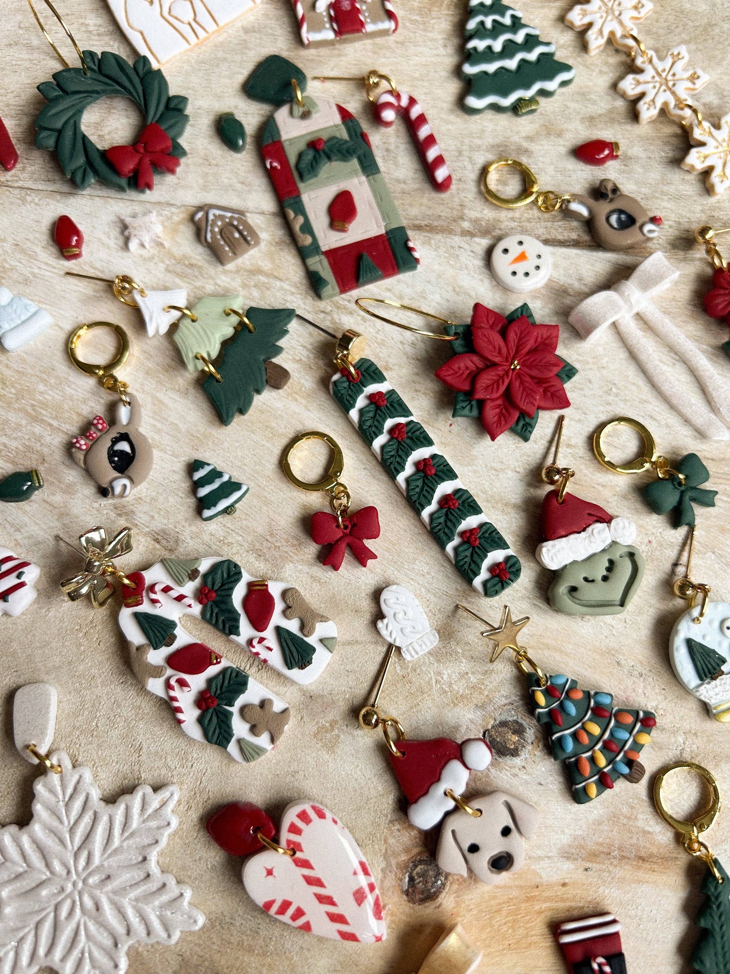 Quilted Christmas Dangles