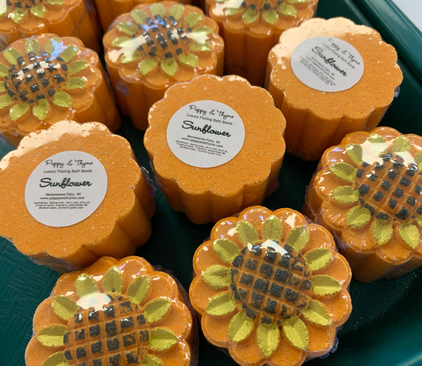 Sunflower Mini Bath Bomb