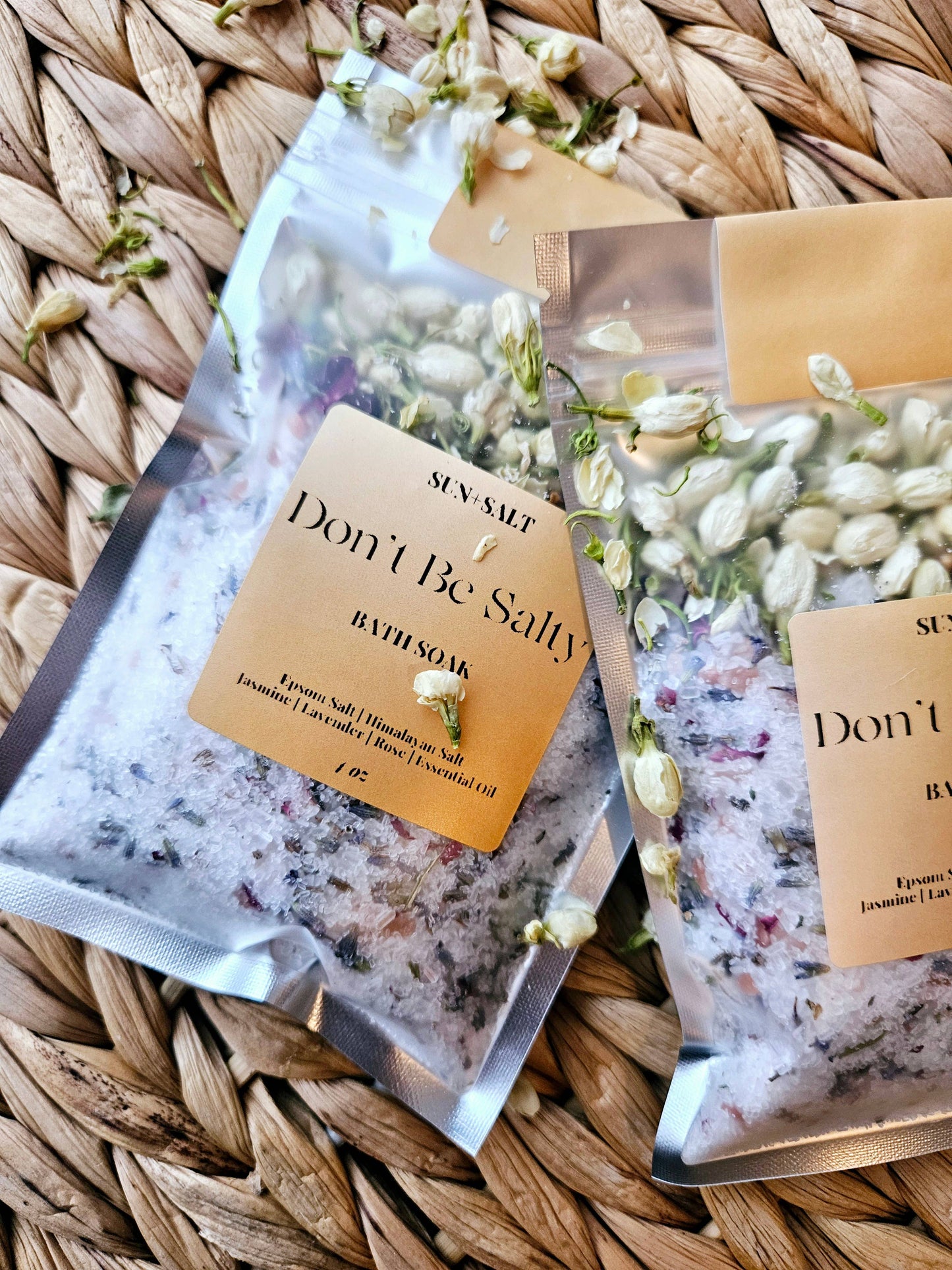 Don't Be Salty Bath Salt - Bath Soak - Single Use