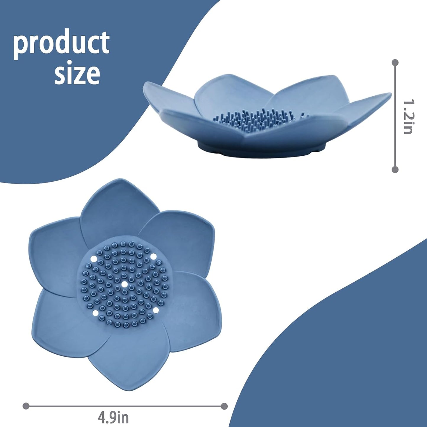 Lotus Blossom Silicone Bath Tray