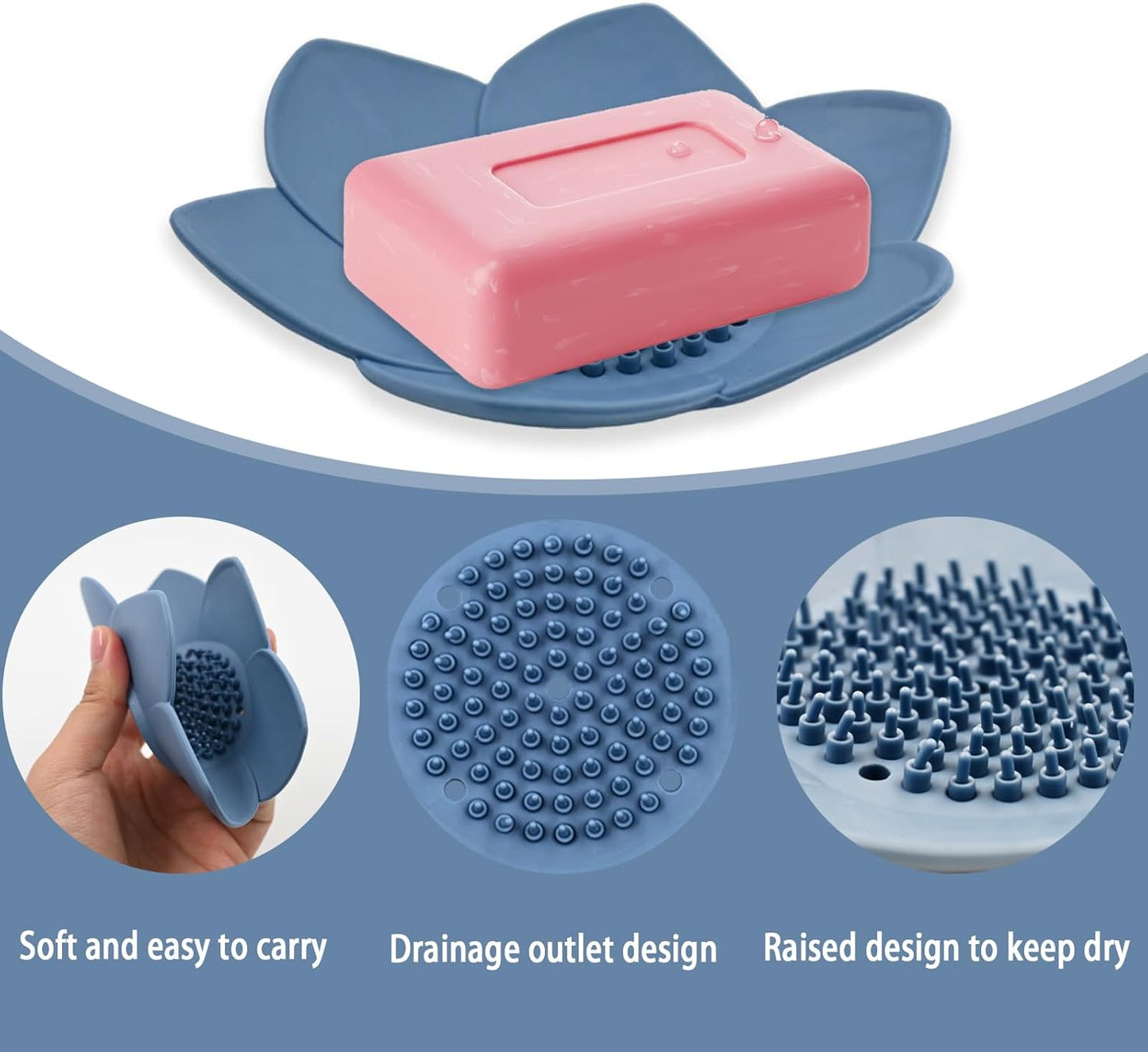 Lotus Blossom Silicone Bath Tray