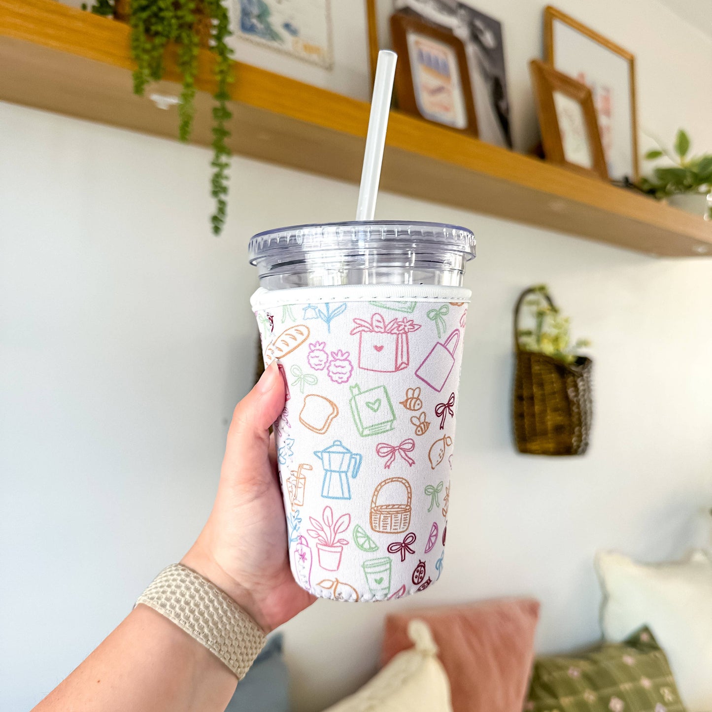 Favorite Things Doodles | Iced Coffee Sleeve