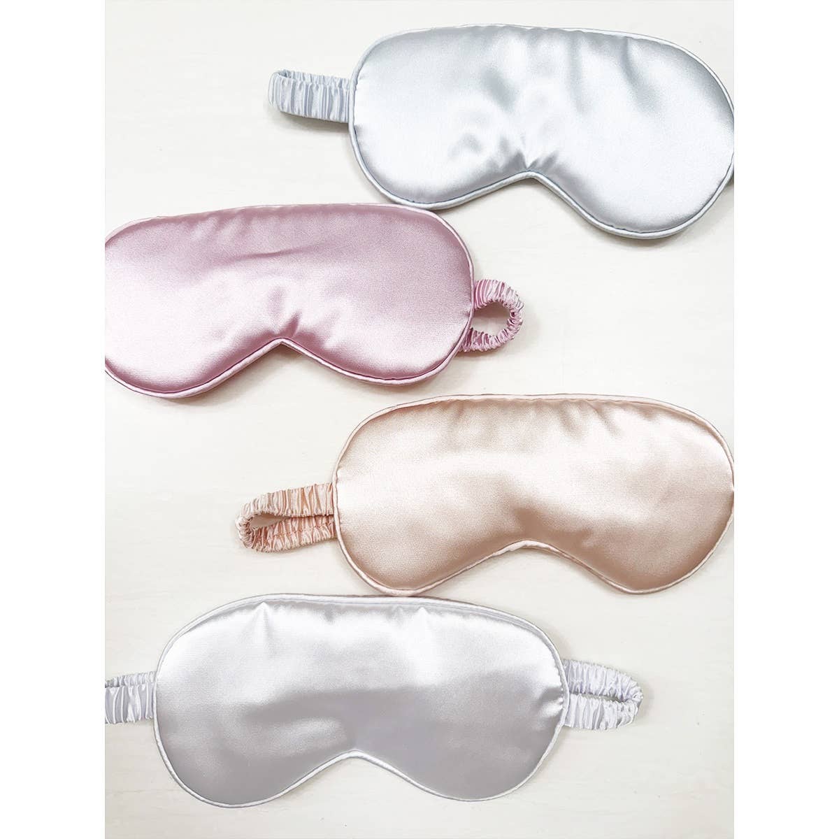 Solid Silk Satin Sleeping Mask Eye Mask