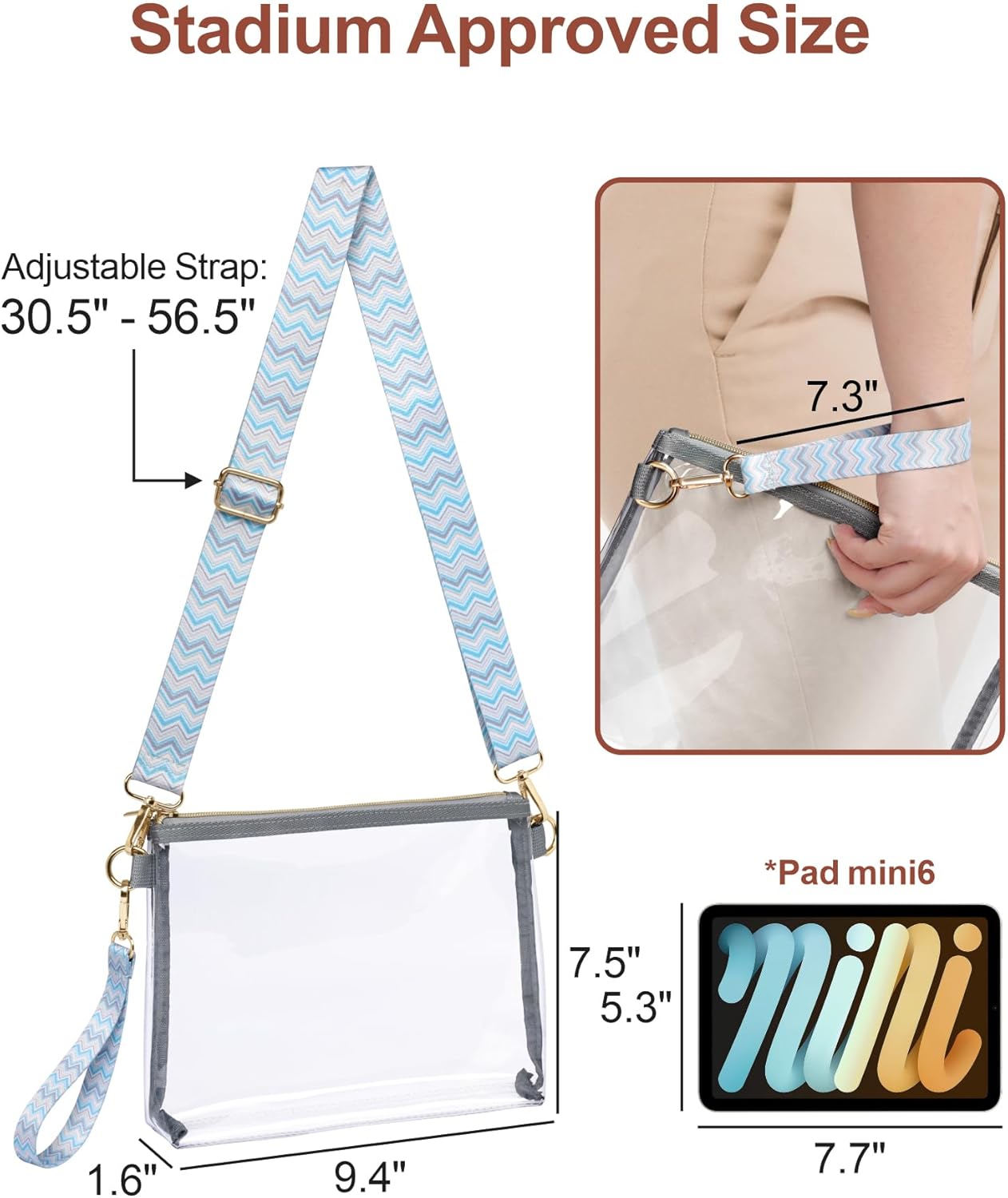 Rodeo Ready Clear Bag