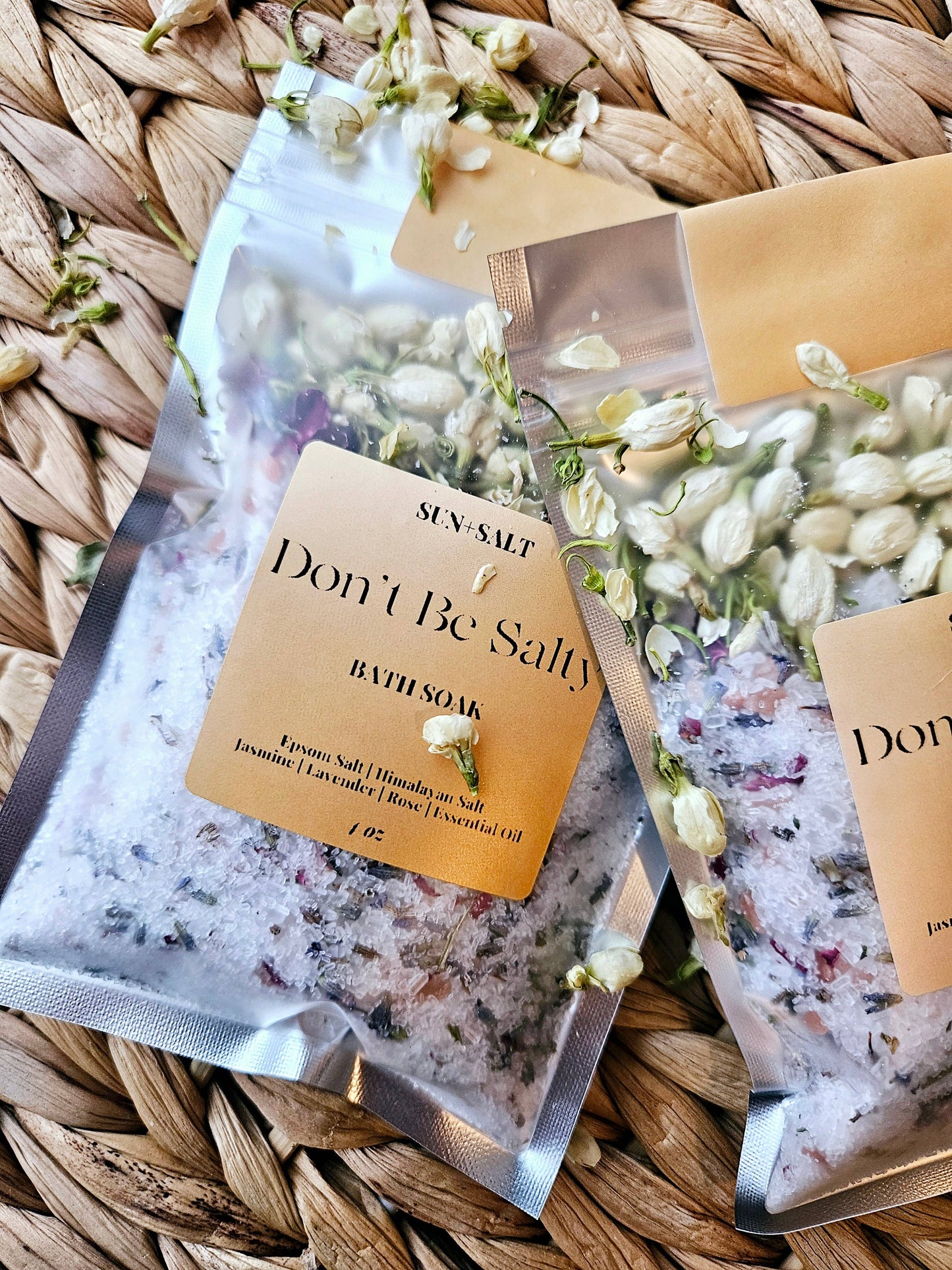 Don't Be Salty Bath Salt - Bath Soak - Single Use