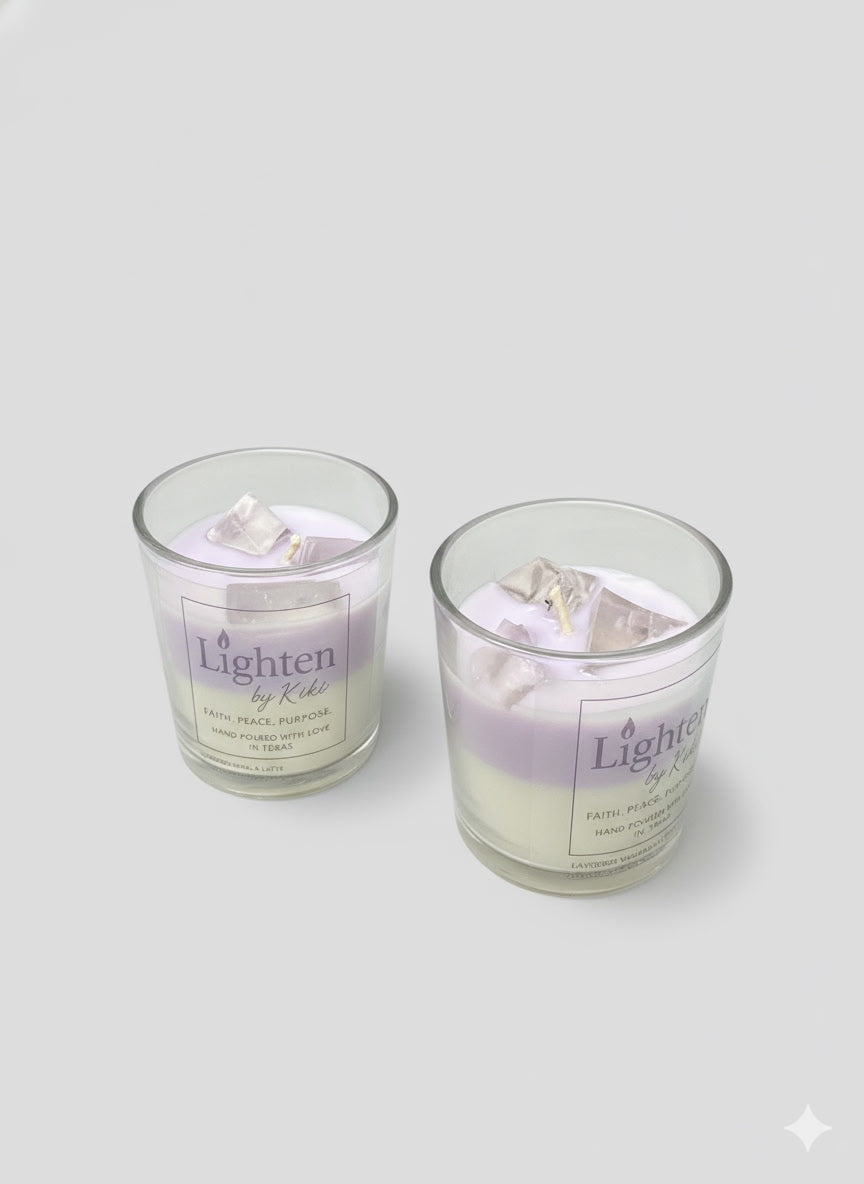 Lavender Vanilla Latte Candle