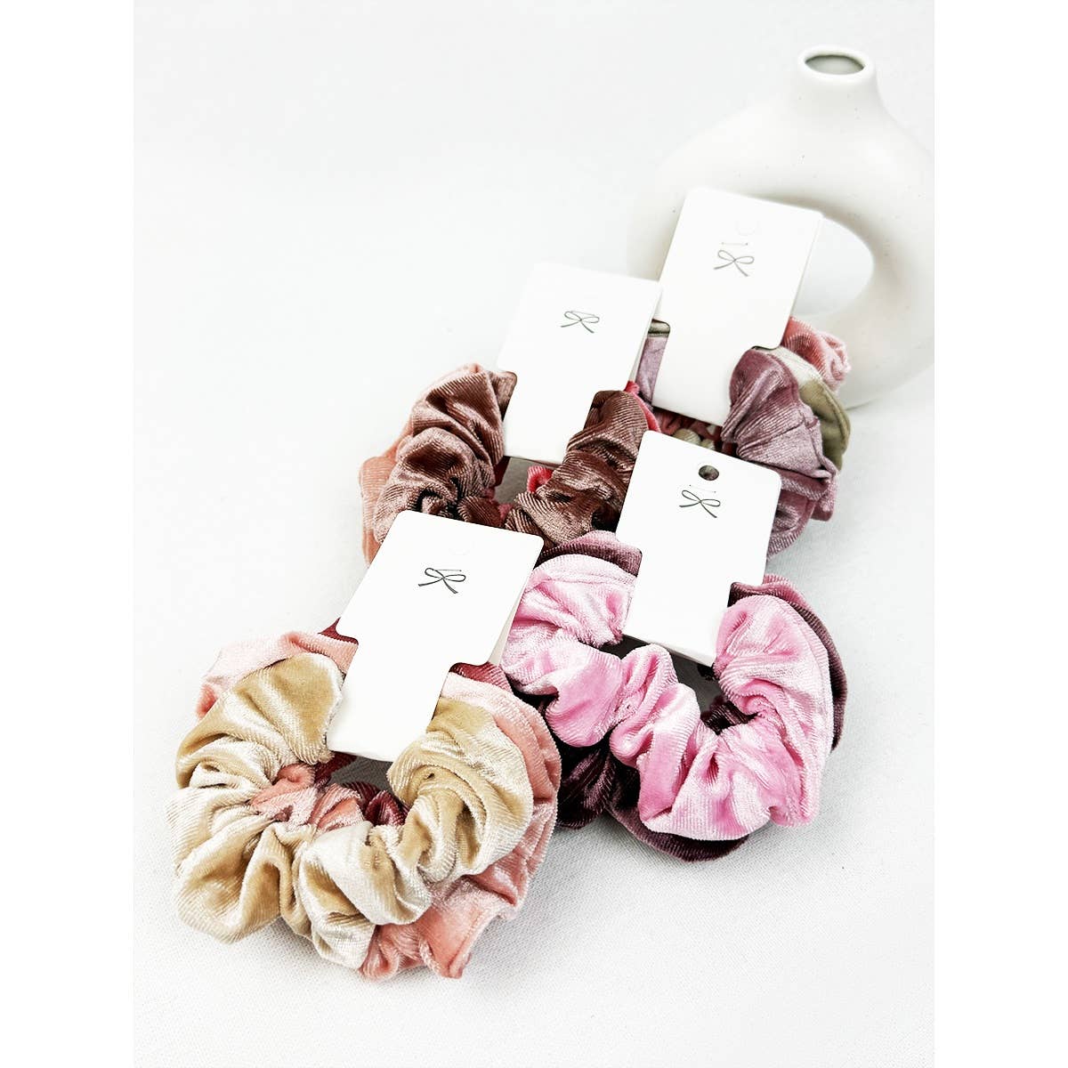 Mauve Tone Velvet Scrunchie