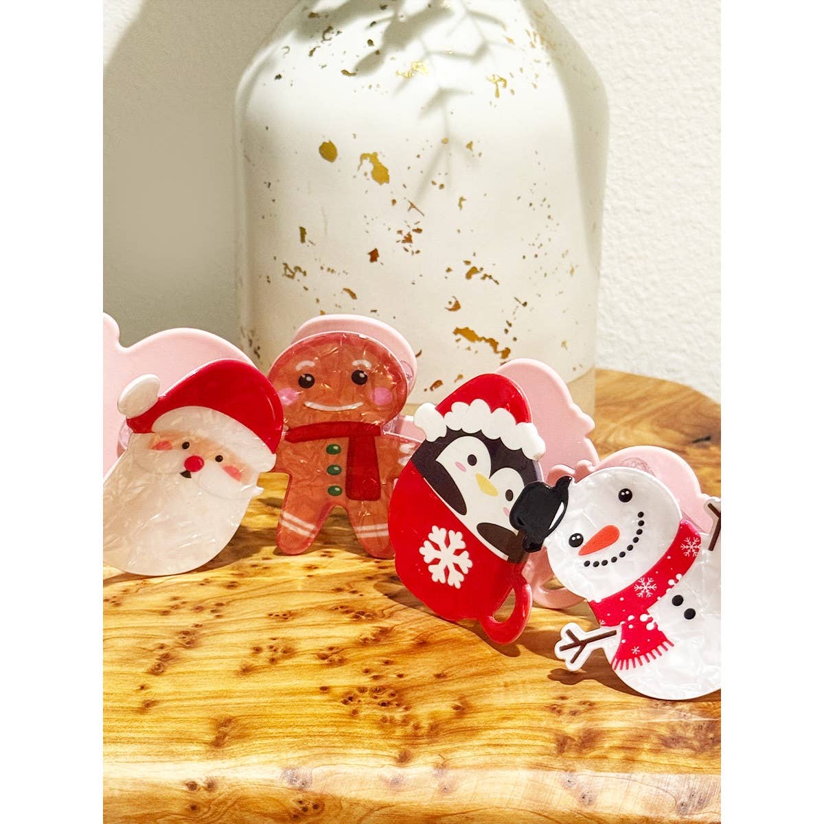 Premium Quality Christmas Theme Hair Claw Clip