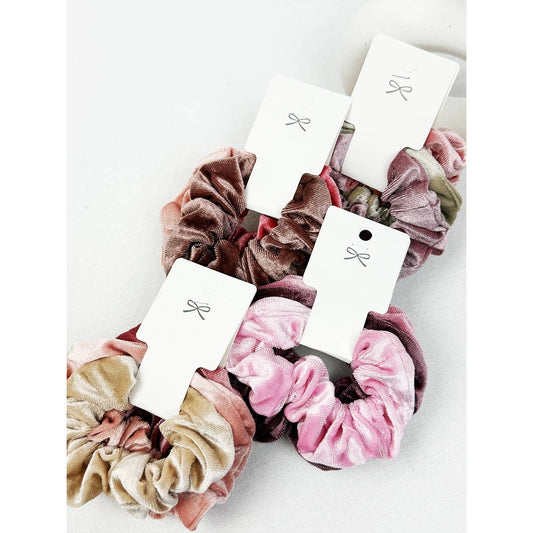 Mauve Tone Velvet Scrunchie