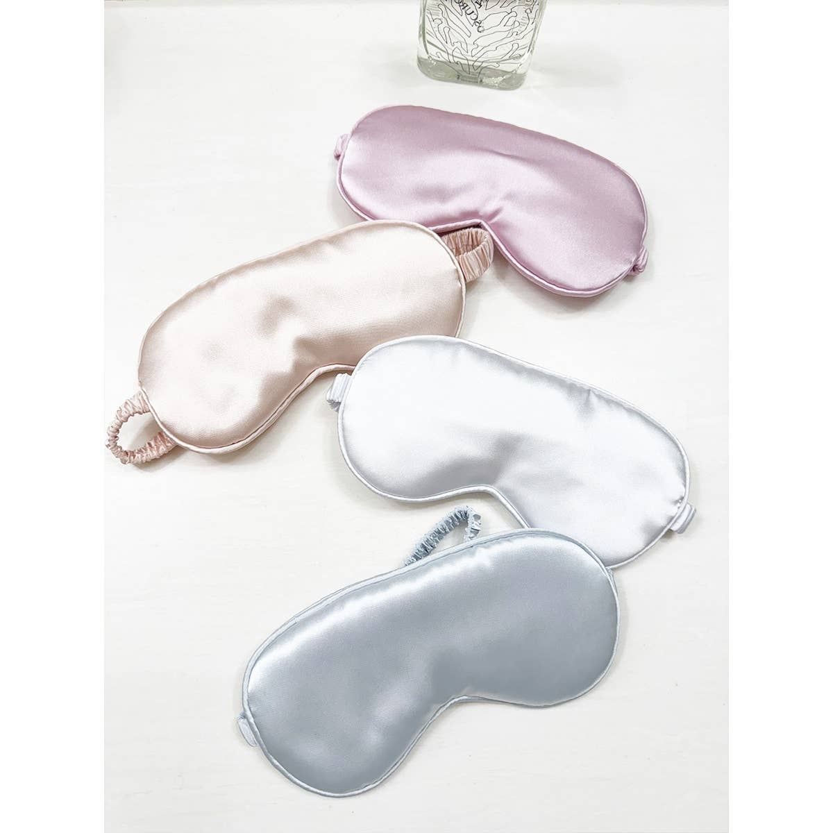 Solid Silk Satin Sleeping Mask Eye Mask